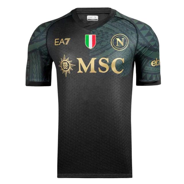 Camisa Napoli Third 23/24 s/n° Torcedor Masculino - Preto